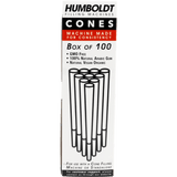 Box of 100 98mm Regular Cones, True White