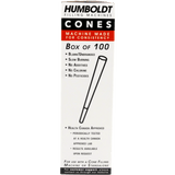 Box of 100 98mm Regular Cones, True White